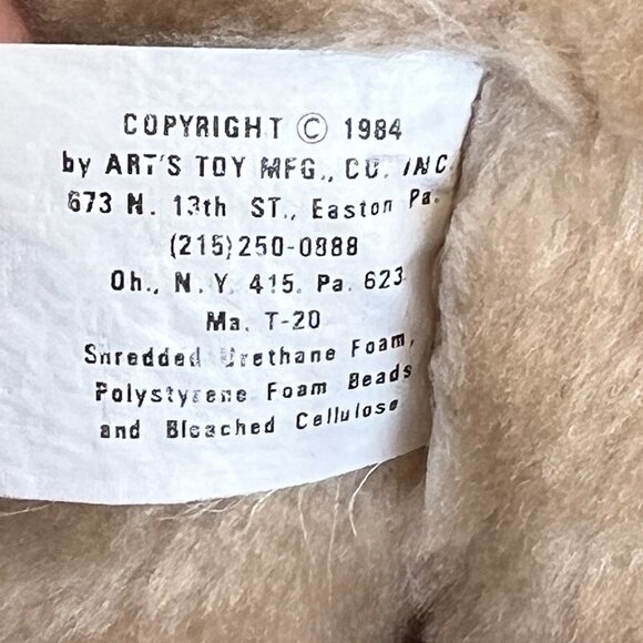 1984 Droopy Dog Style Inspector Plush Stuffed Animal Arts Toys Vintage 12" - Picture 6 of 9